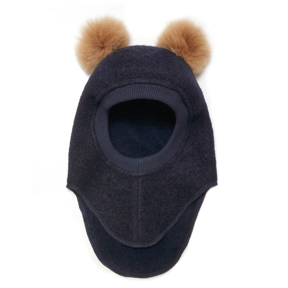 Huttelihut - Balaclava Ullfleece Alpakkadusk Dark Navy