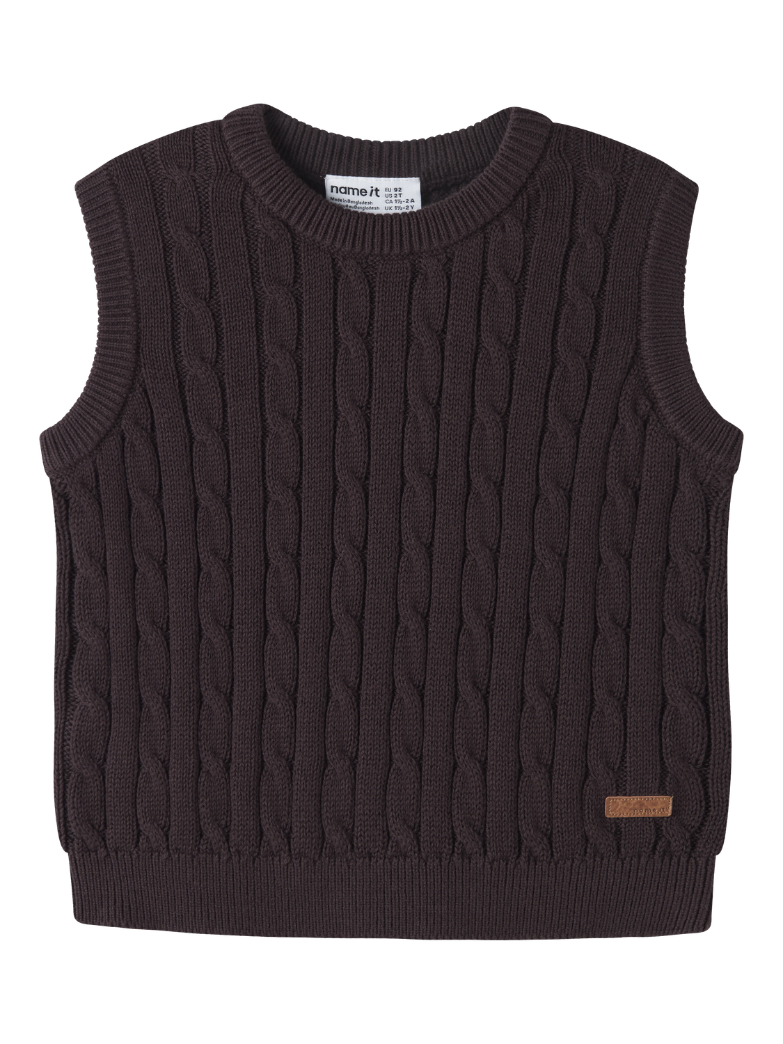 Name It - Vest Raffat Chocolate Plum