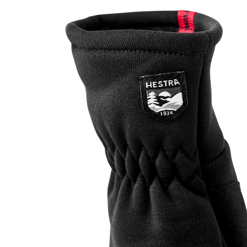 Hestra - Fleecehansker Touch Point Fleece Liner Jr. Black