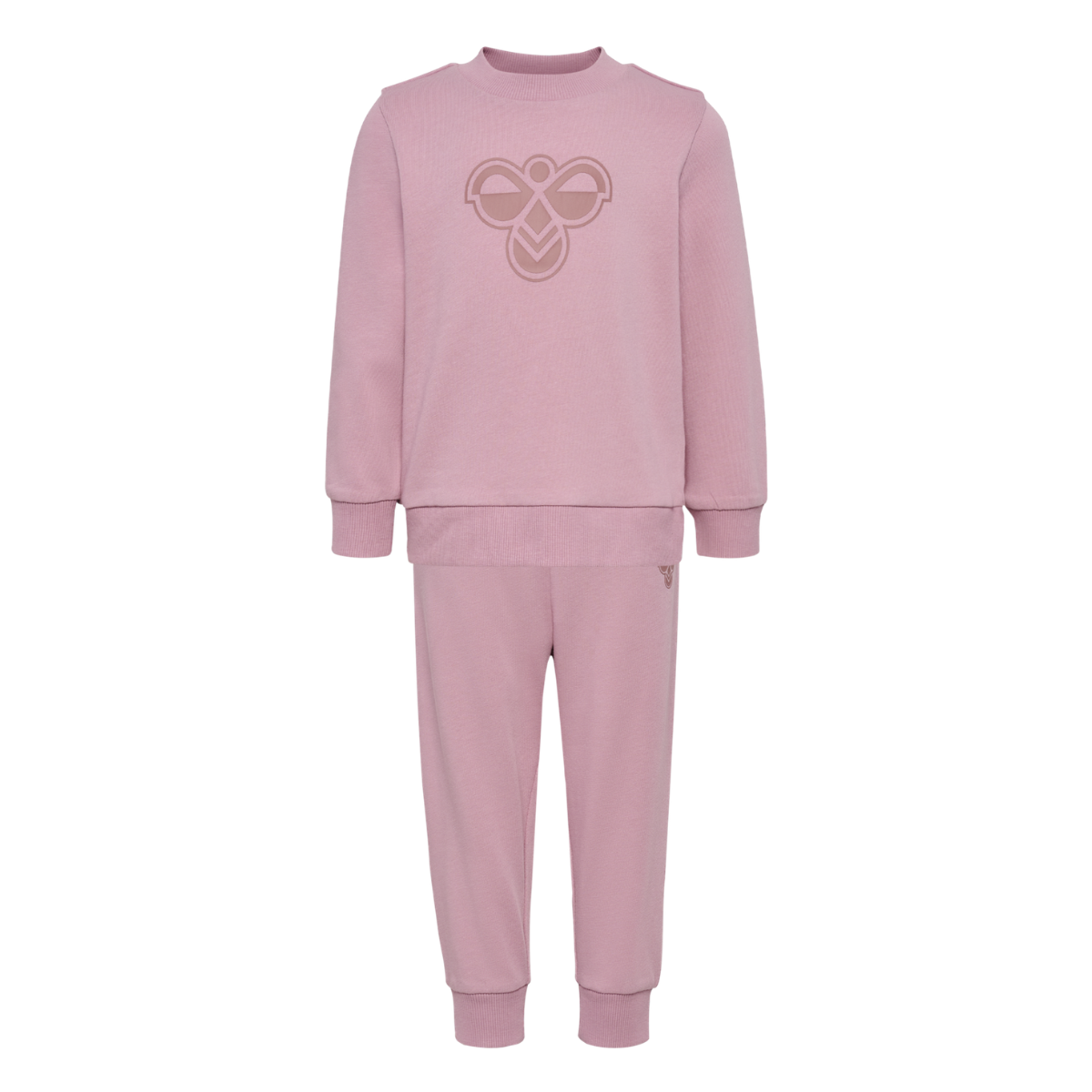 Hummel - Joggedress Mini Jersey Crewsuit Bee Mauve Shadow