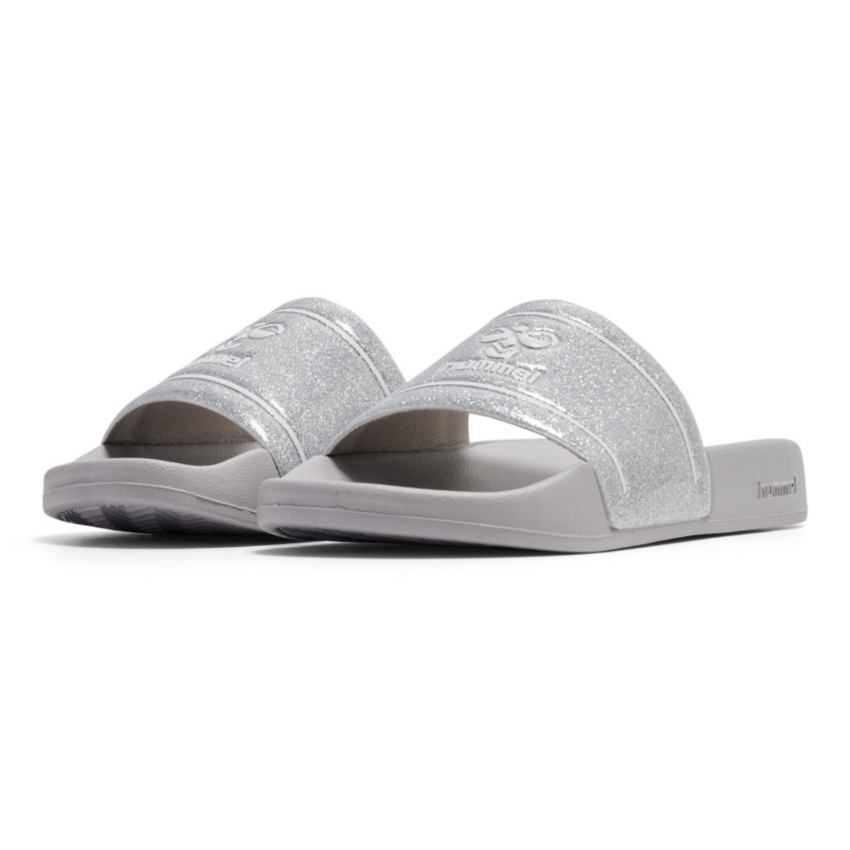Hummel - Badesandaler Pool Slide Glitter Jr Lunar Rock