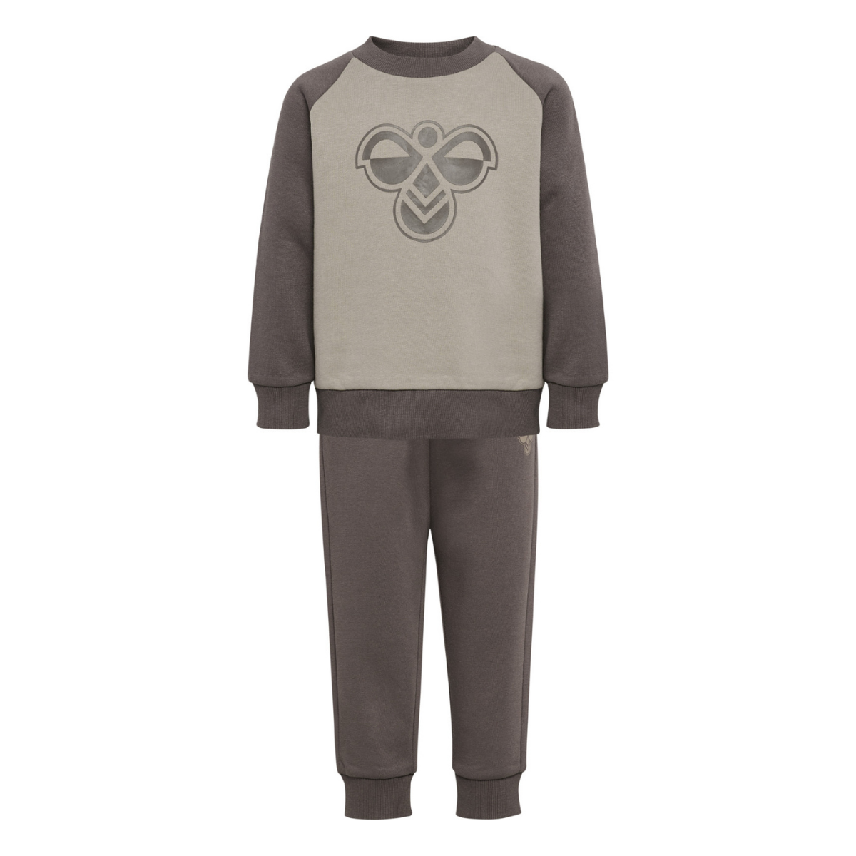 Hummel - Joggedress 2-delt Mini Reg Bumble Set Dark Gull Gray