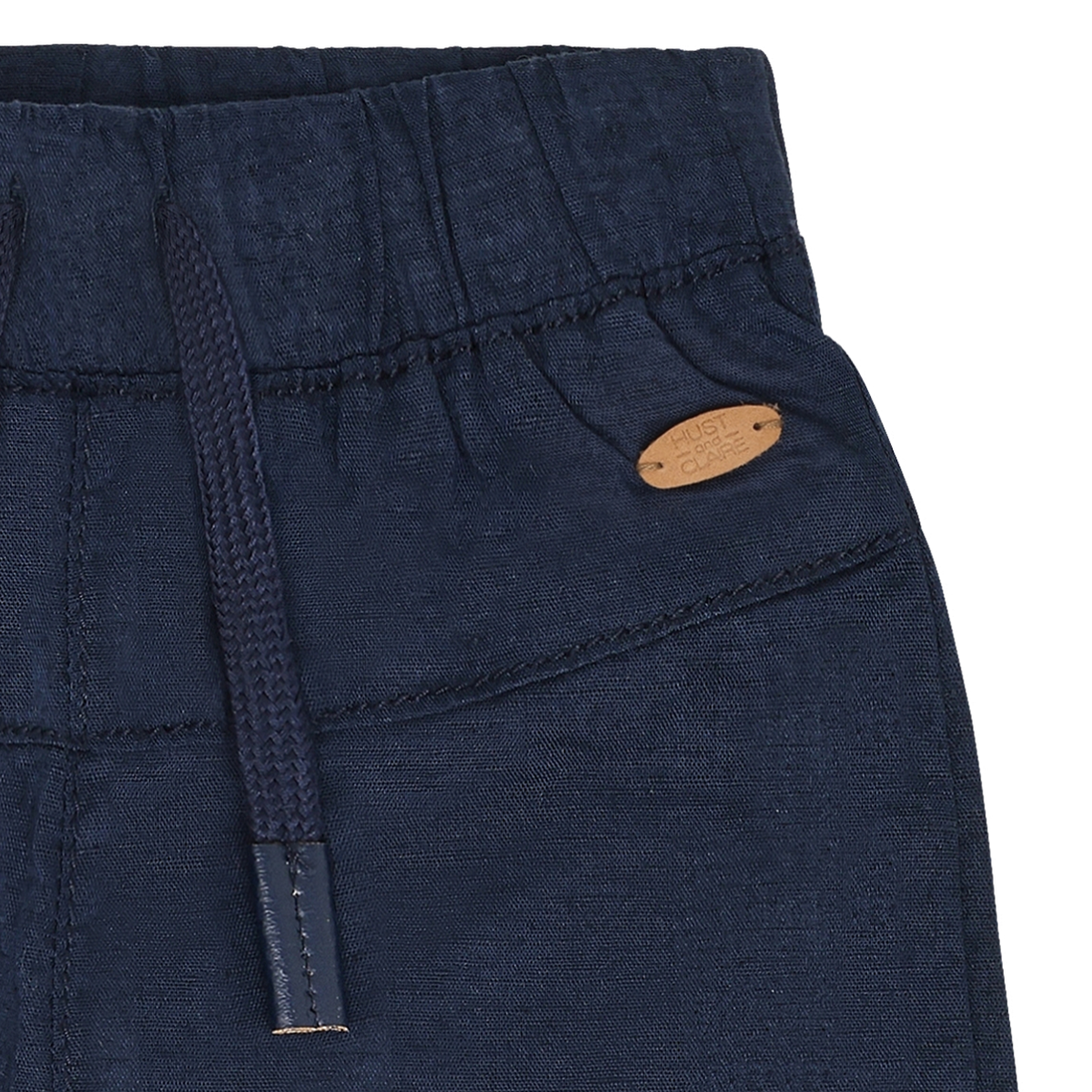 Hust and Claire - Bukse Timon Cotton-Linen Blues