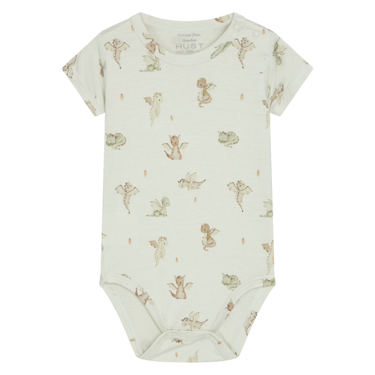 Hust and Claire - Body Kortermet Bambus Buller Dragon Green Hint