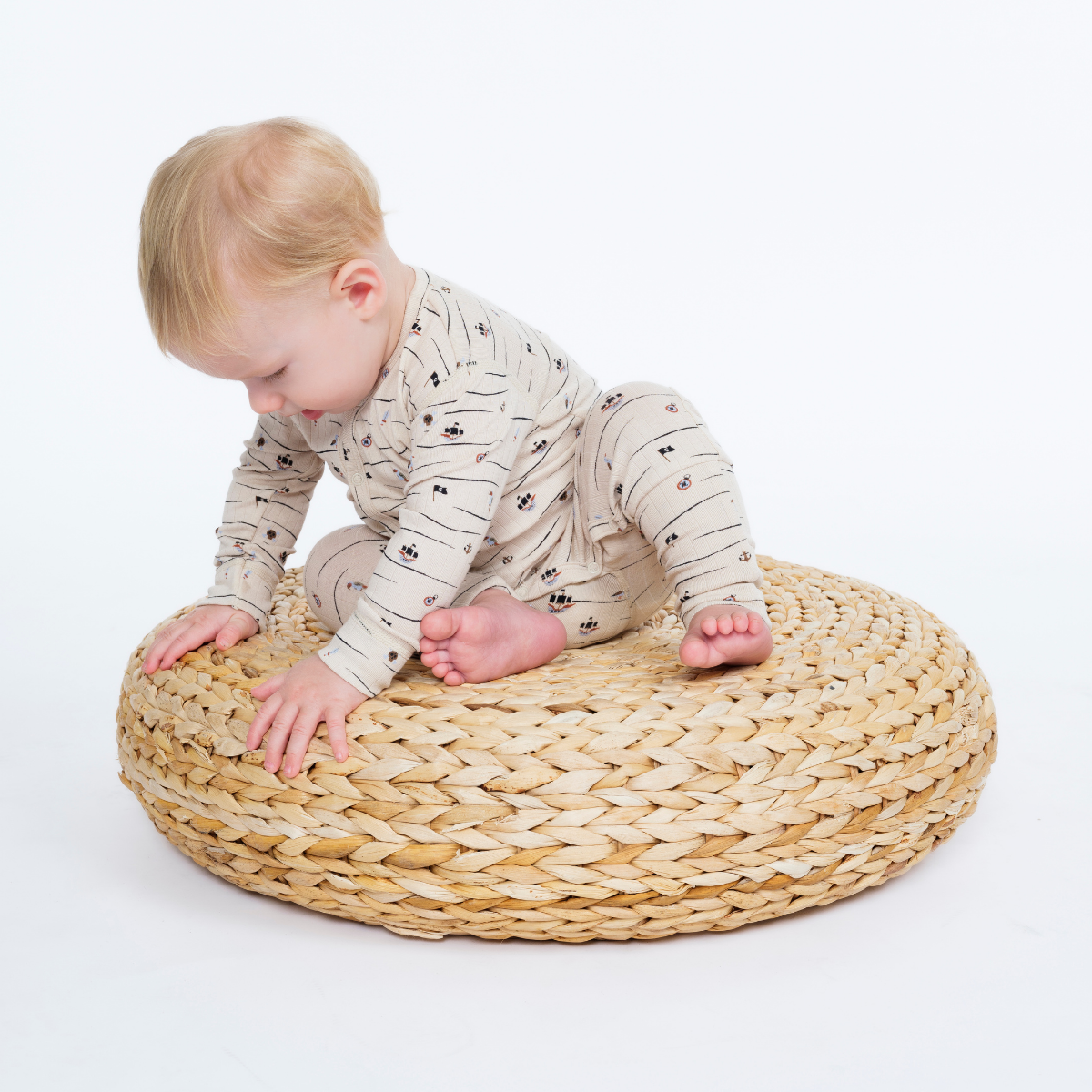 Hust and Claire - Heldress Bambus Mulle Pirat French Oak