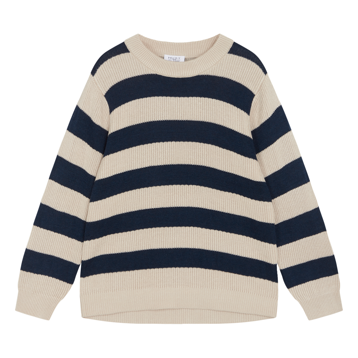 Hust and Claire - Genser Bambus Pos Jacquard Knit Blues