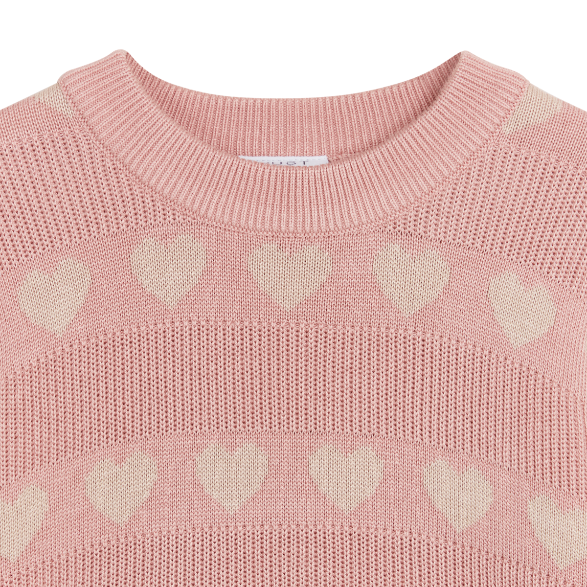 Hust and Claire - Genser Bambus Pos Jacquard Knit Dusty Rose