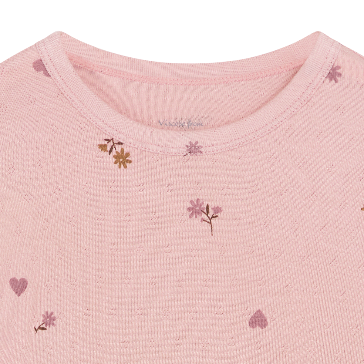 Hust and Claire - Genser Bambus Austin Flower Heart Dusty Rose