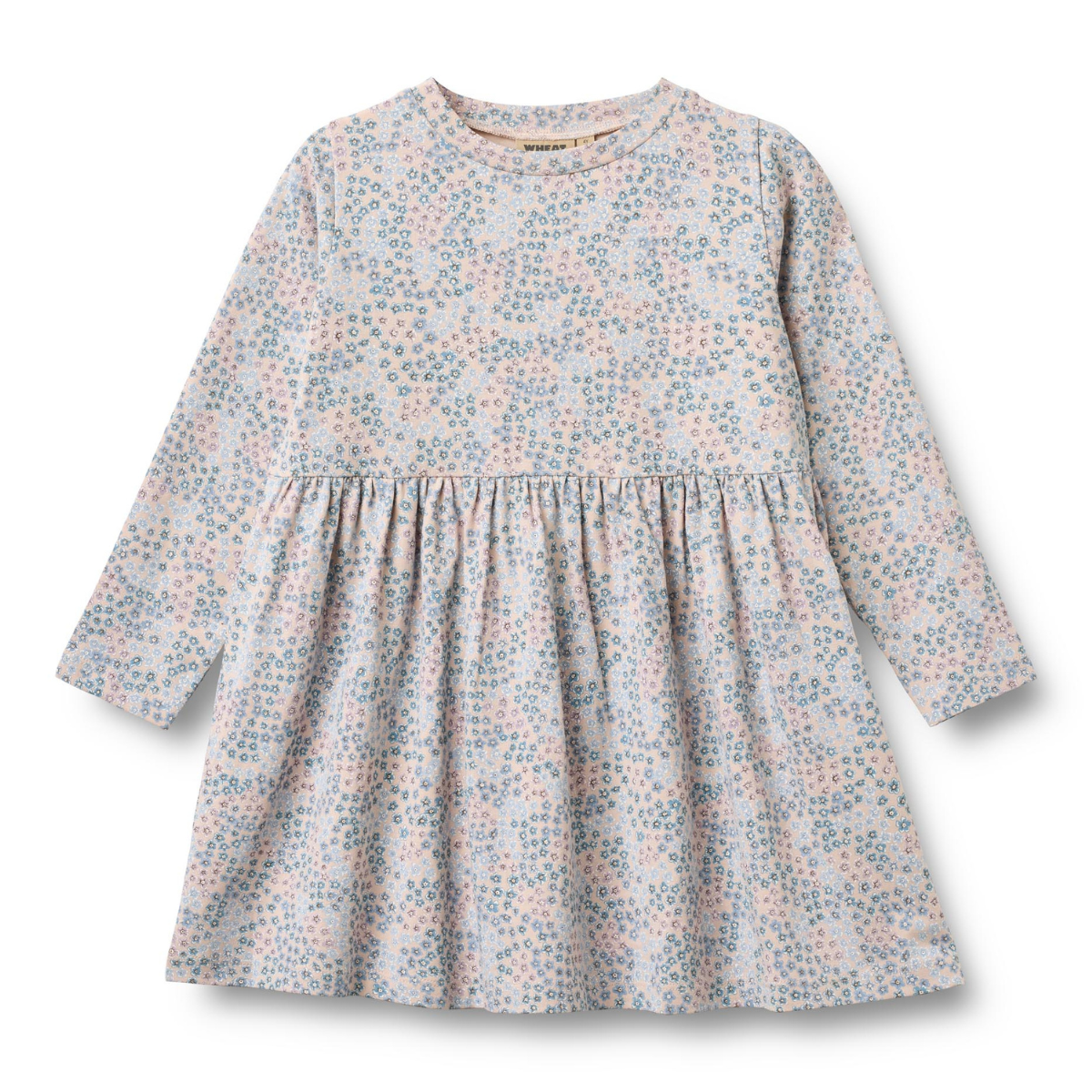 Wheat - Kjole Sessa Powder Blue Flowers