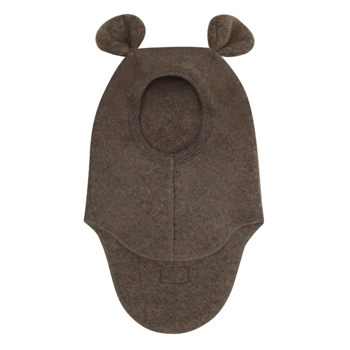 Huttelihut - Balaclava Ullfleece Ører Brown Melange