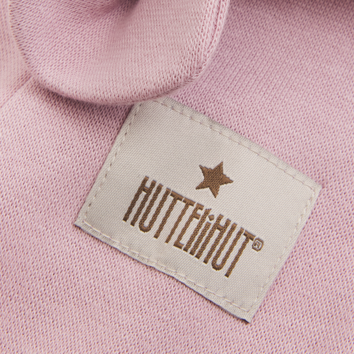 Huttelihut - Balaclava med Ører Bomullsribb Deauville Mauve