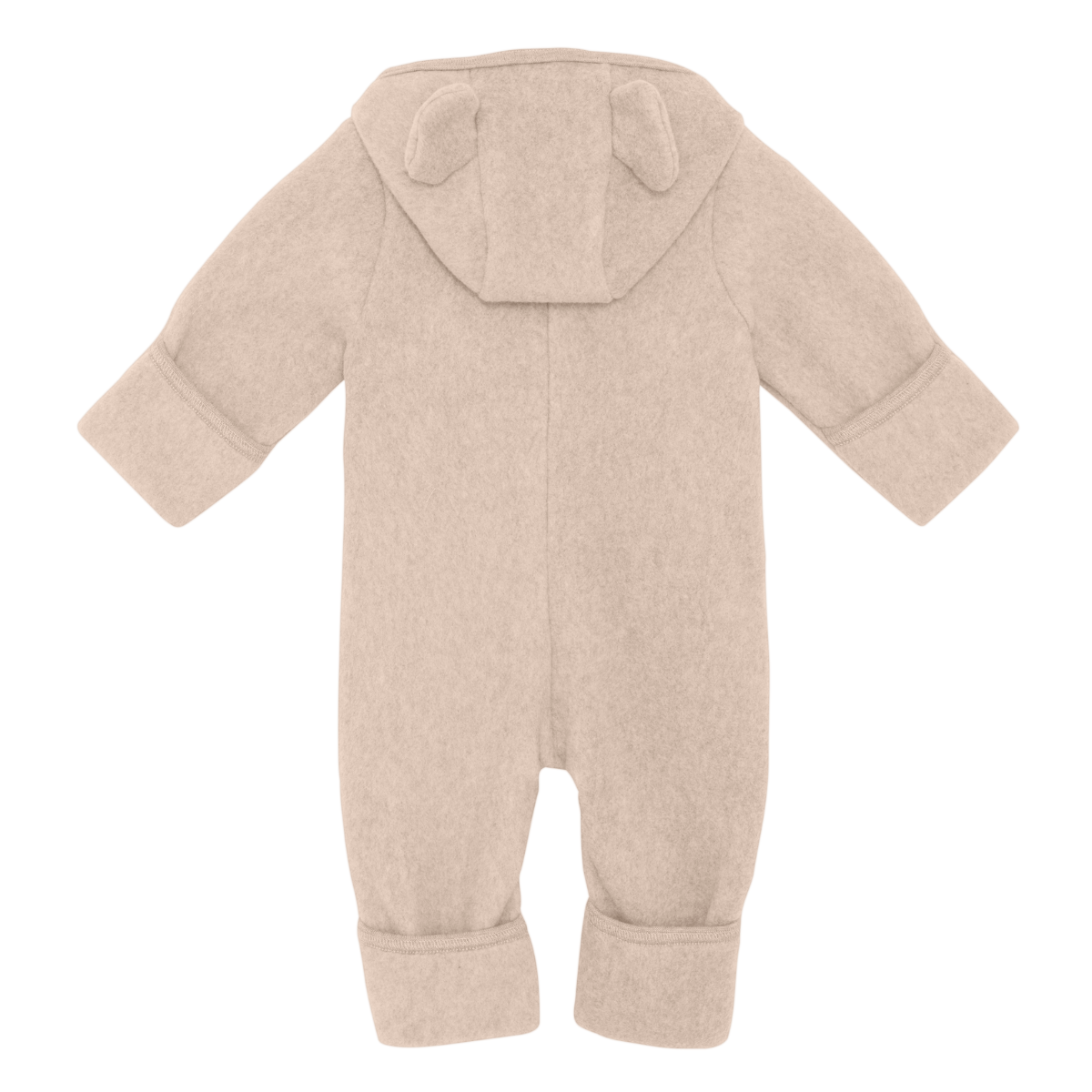 Huttelihut - Heldress Bomullsfleece Ører Camel Melange