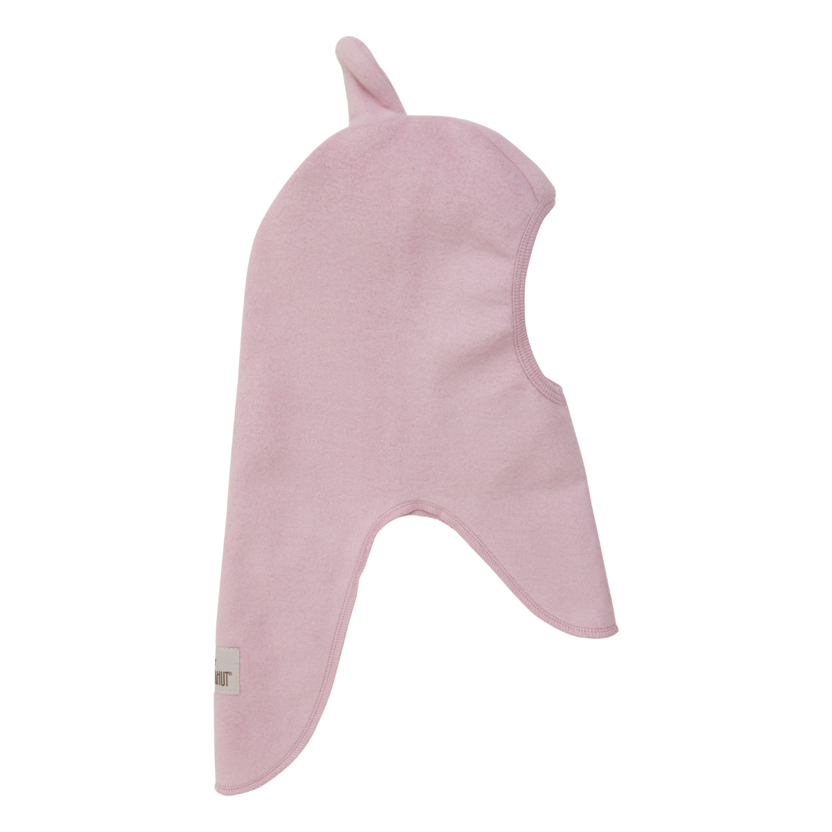 Huttelihut - Balaclava med Ører Bomullsfleece Deauville Mauve