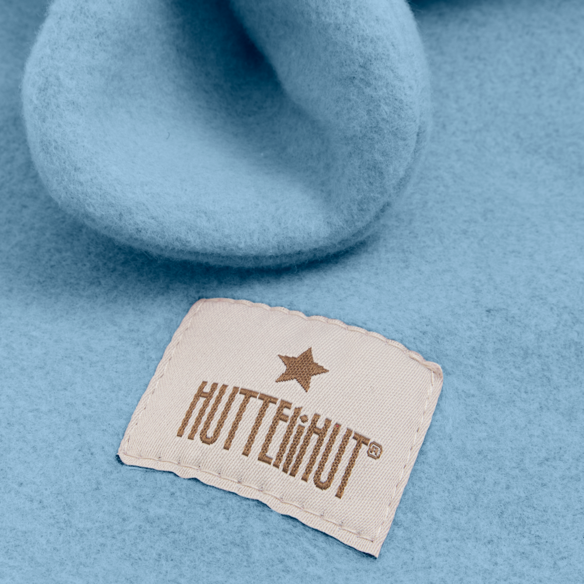 Huttelihut - Balaclava med Ører Bomullsfleece Windward Blue