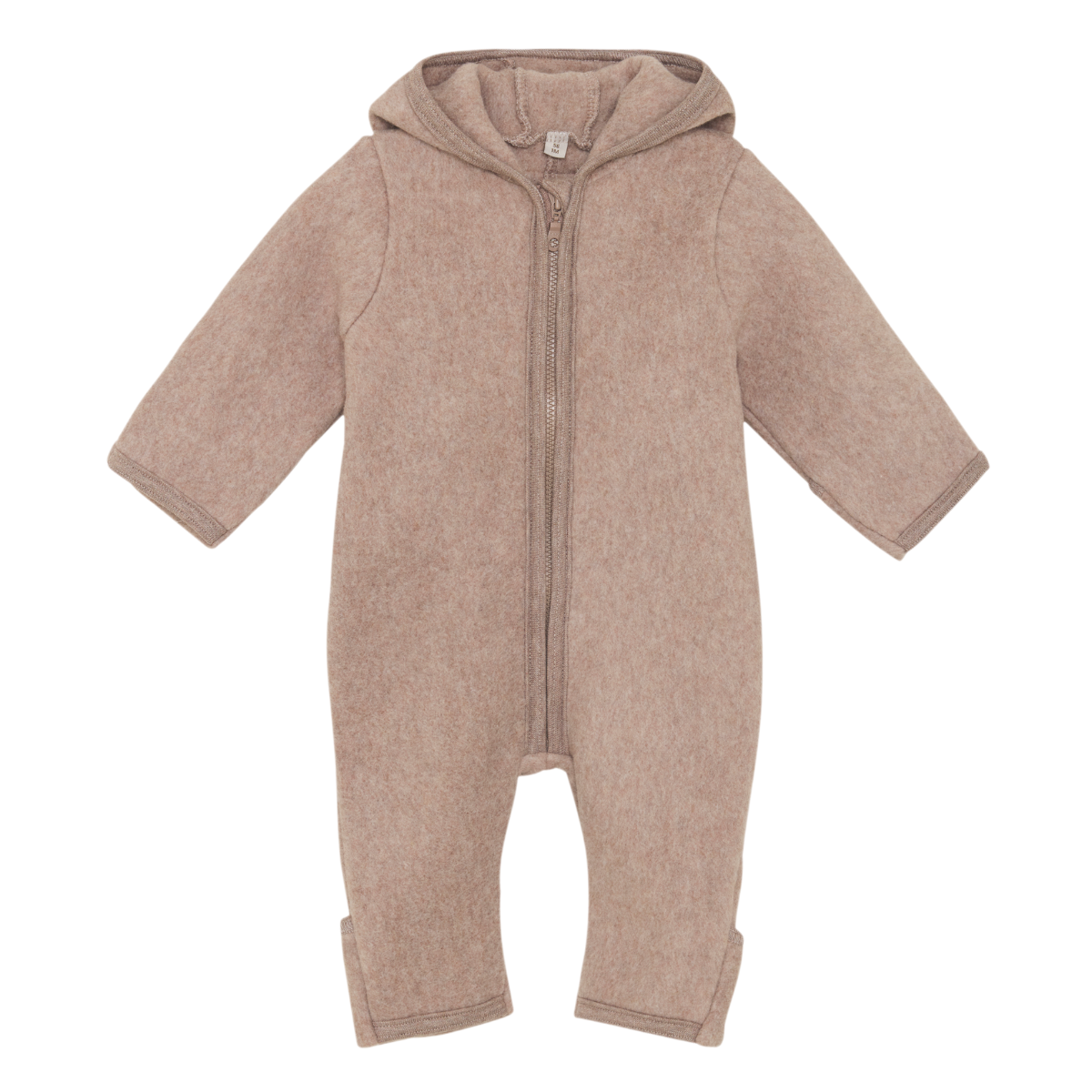 Huttelihut - Heldress Bomullsfleece Ører Savannah Melange