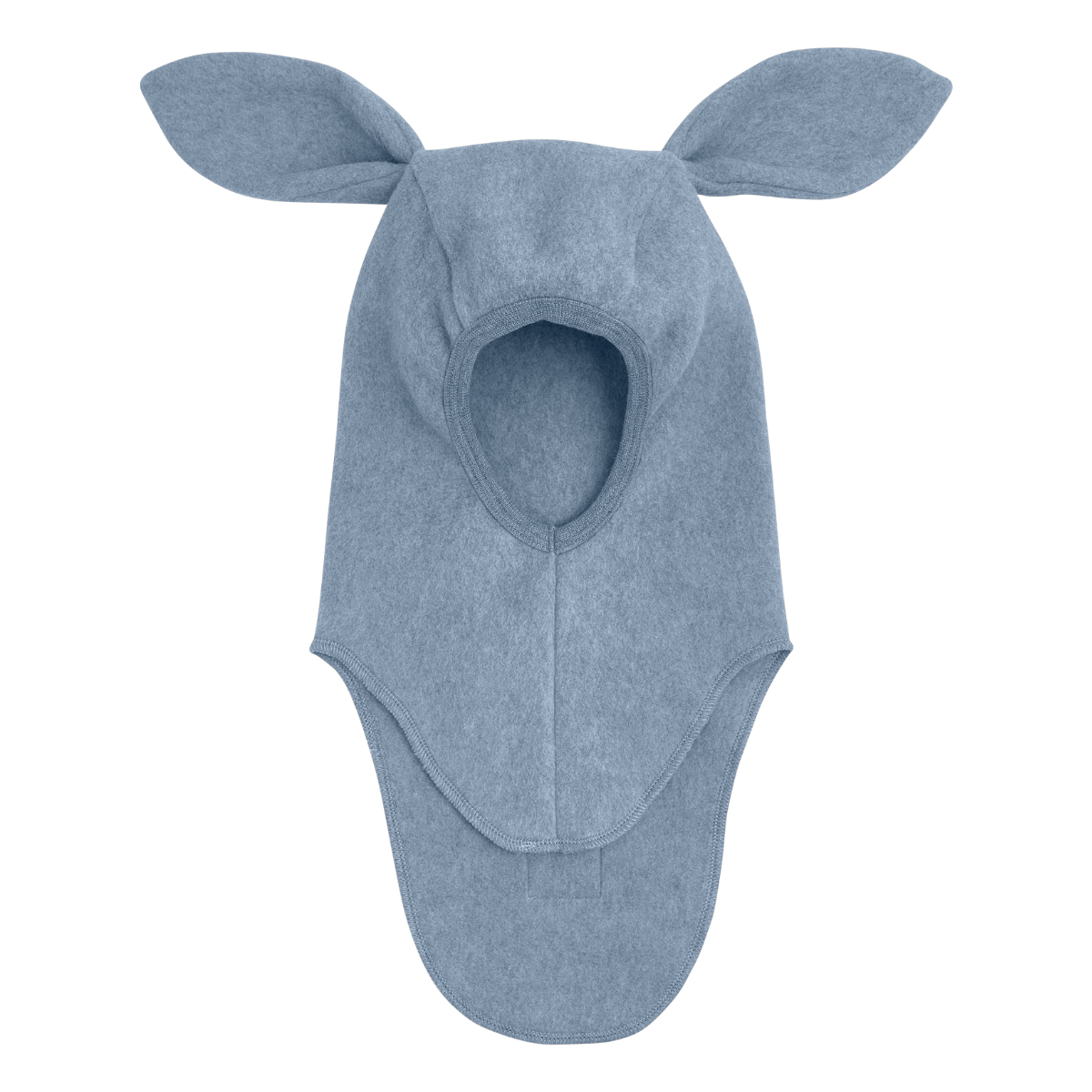 Huttelihut - Balaclava Kaninører Bomullsfleece Windward Blue