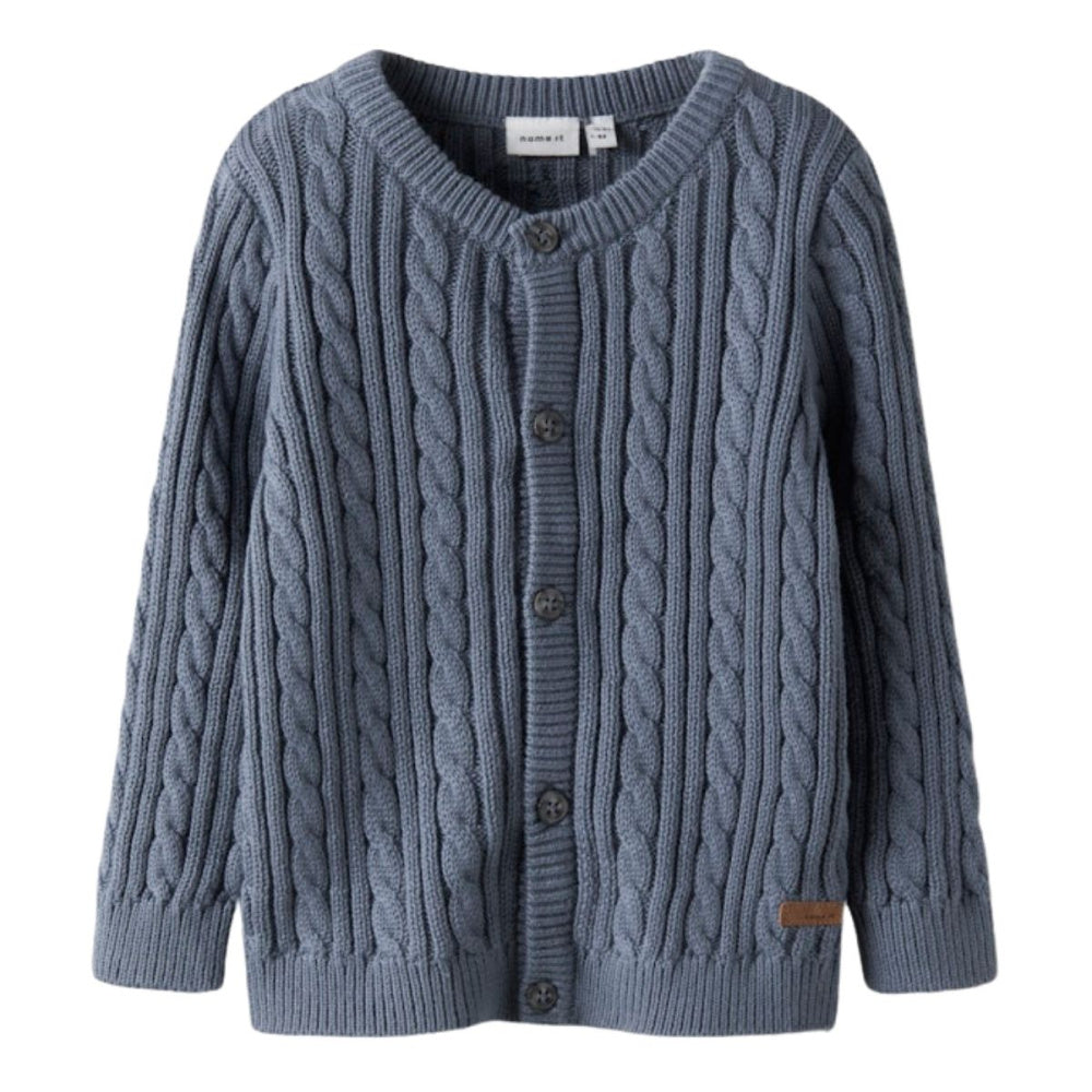 Name It - Cardigan Roman Knit Flint Stone