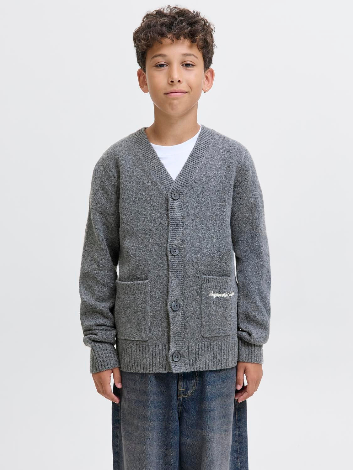 Jack & Jones - Cardigan Jornorrebro Dark Grey Melange