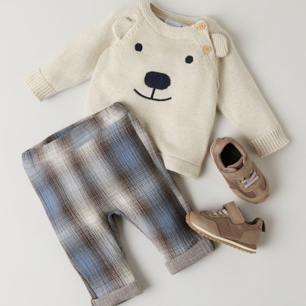 Name It - Genser Baby Knit Ready Peyote Melange