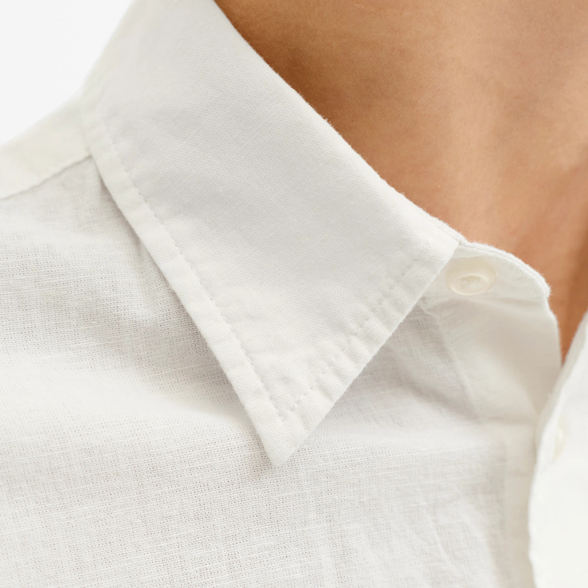 Jack & Jones - Linskjorte Breeze White