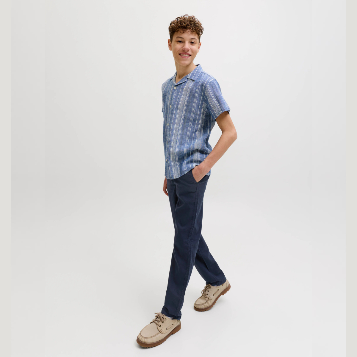 Jack & Jones - Linbukse Jogger Hybrid Dark Navy