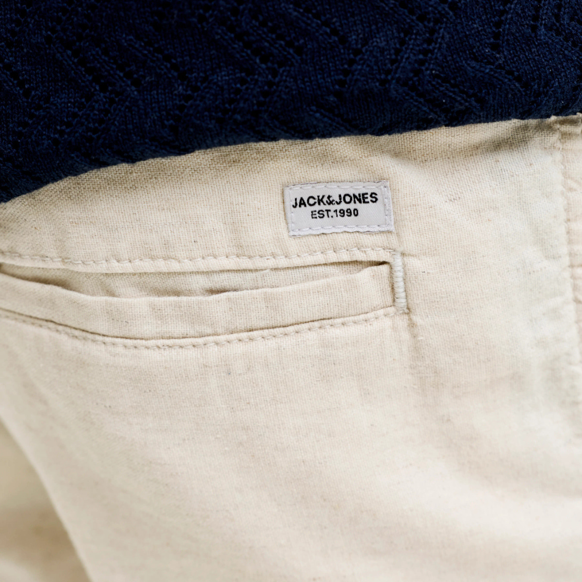 Jack & Jones - Linbukse Jogger Hybrid Moonbeam
