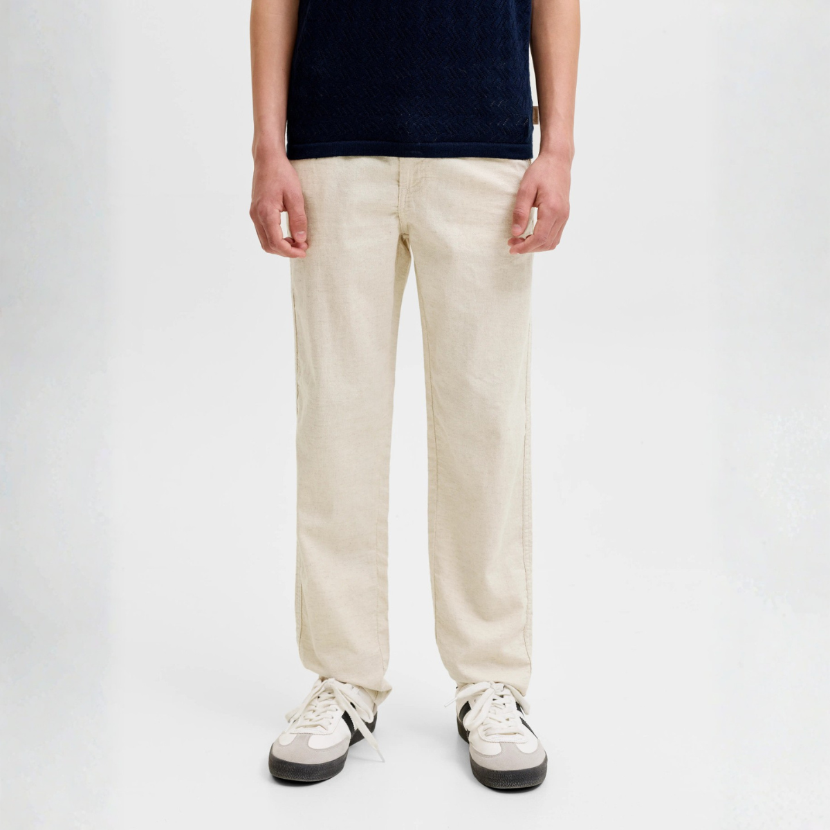 Jack & Jones - Linbukse Jogger Hybrid Moonbeam