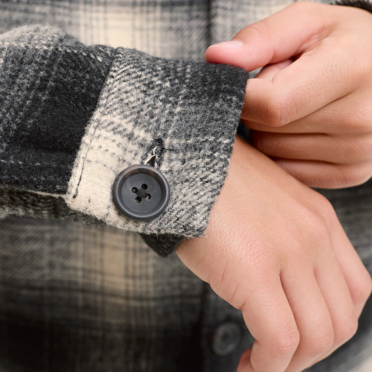 Jack & Jones - Overshirt Soho Ollie Asphalt Checks