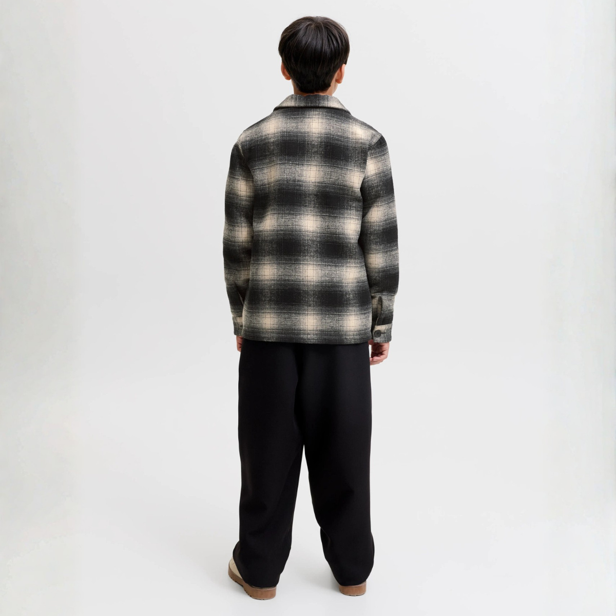 Jack & Jones - Overshirt Soho Ollie Asphalt Checks
