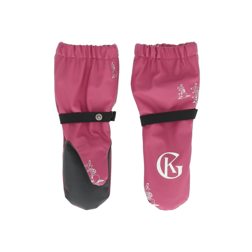 Gullkorn - Regnvotter med fôr Bukkene Bruse Varm Rosa
