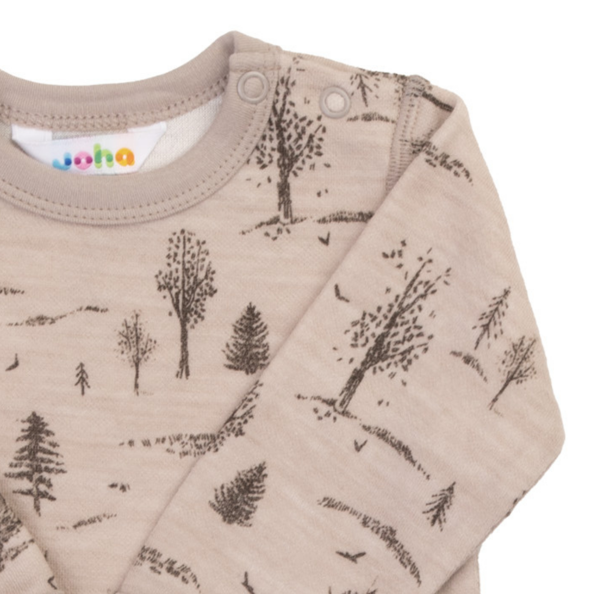 Joha - Trøye i Ull og Bambus Tre Beige