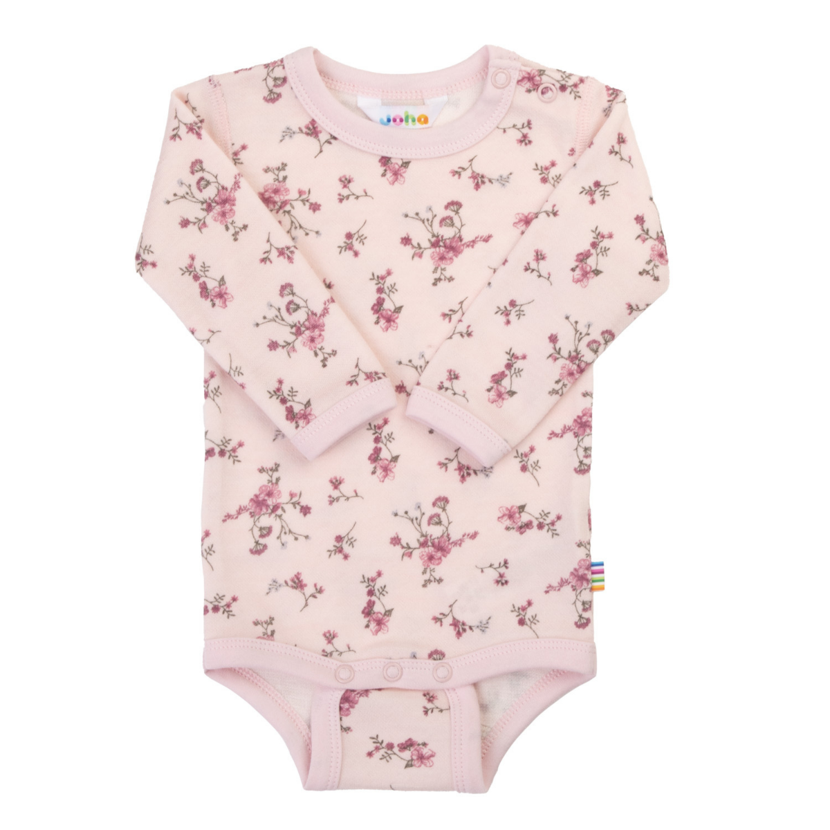 Joha - Body i Ull/ Bambus Blomst Lys Rosa
