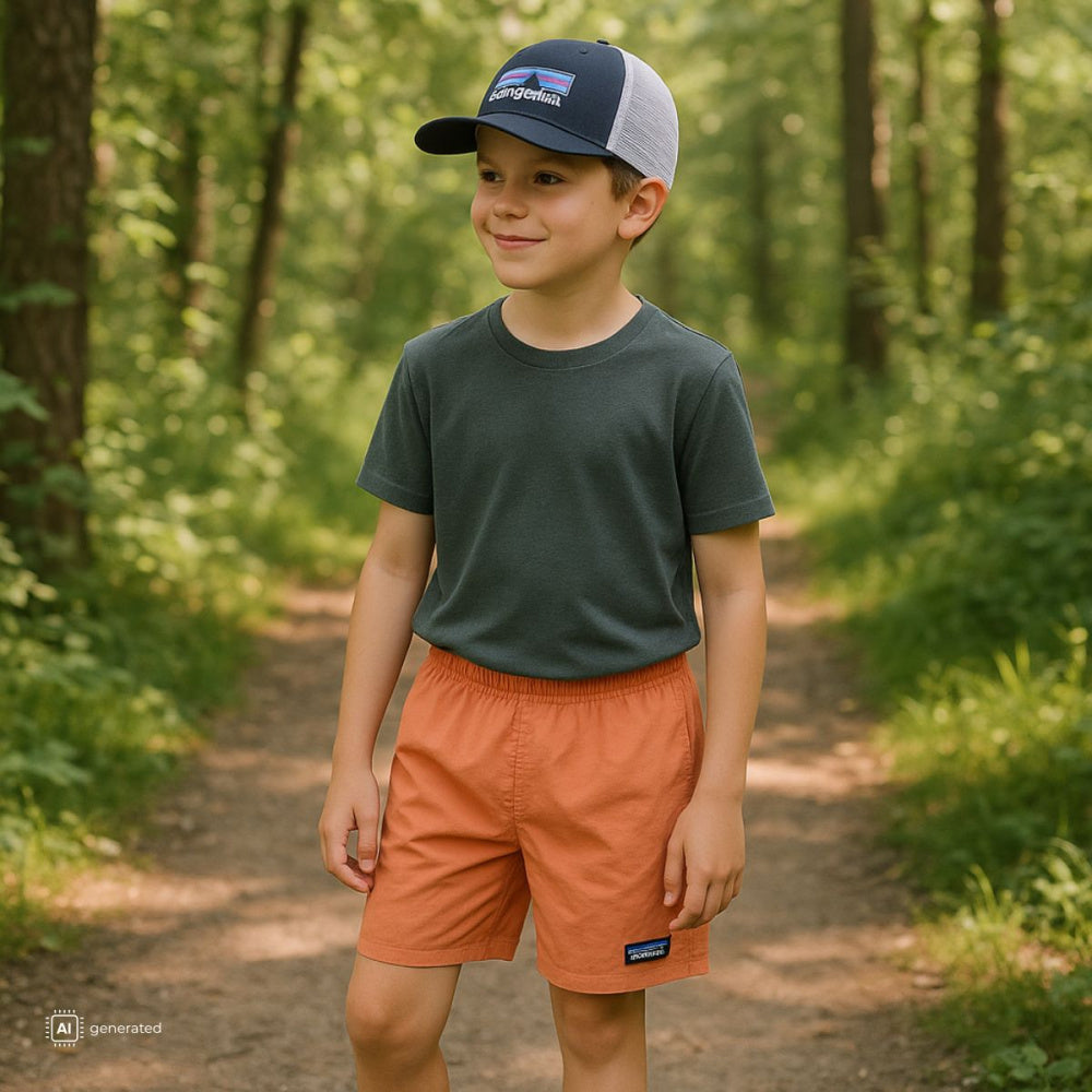 Patagonia - Kids' Baggie Shorts 7" Lined Rock Melon
