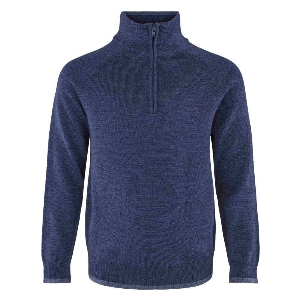 Vilje & Ve - Ullgenser Håkon Halfzip Marineblå