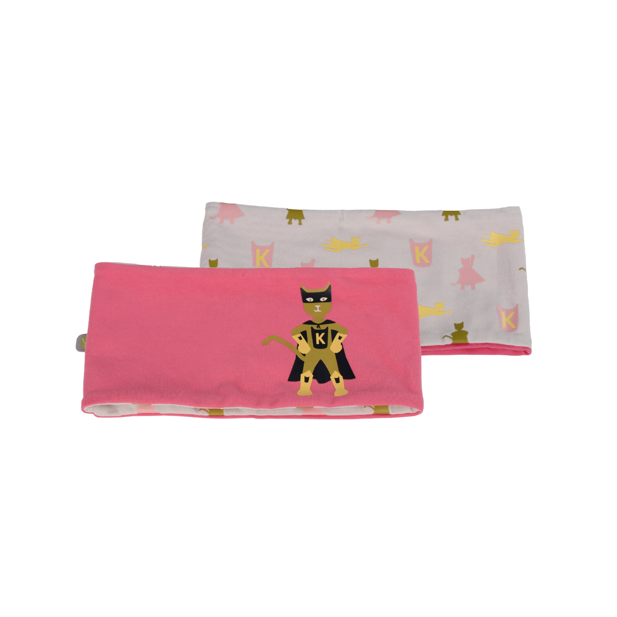 Kattnakken - Pannebånd Vendbar Superrosa