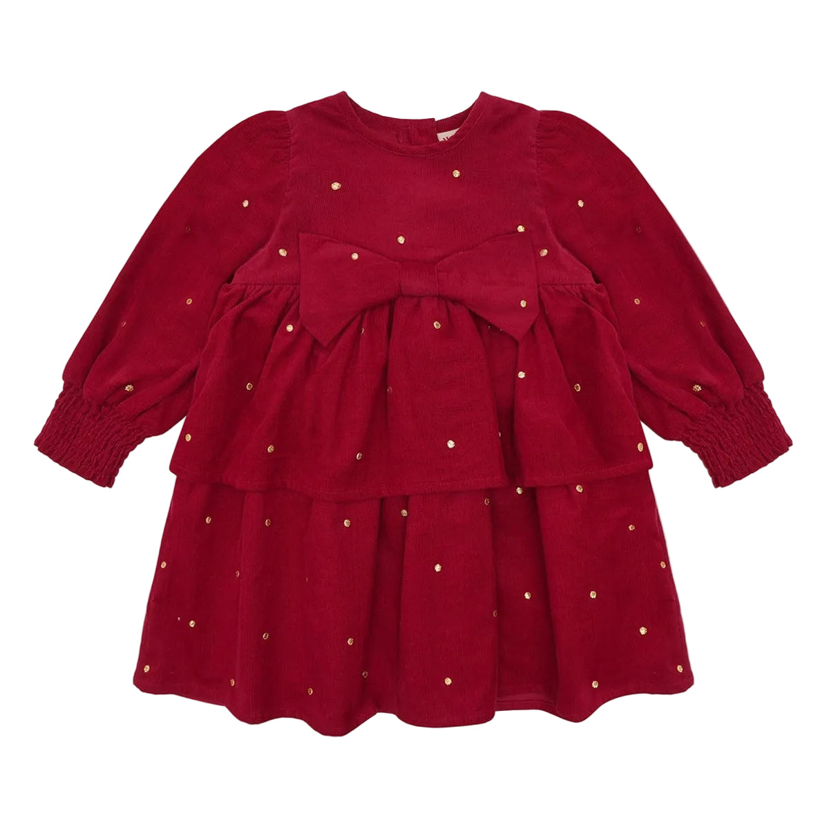 Hust and Claire - Julekjole Karoline Dots Teaberry