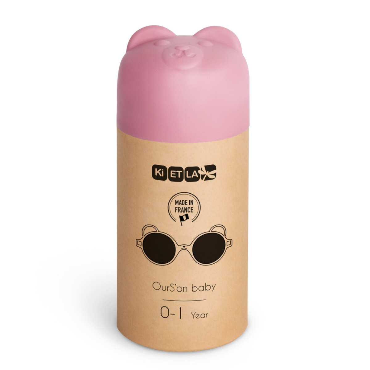 Ki ET LA - Solbriller Uknuselige Ourson Light Pink