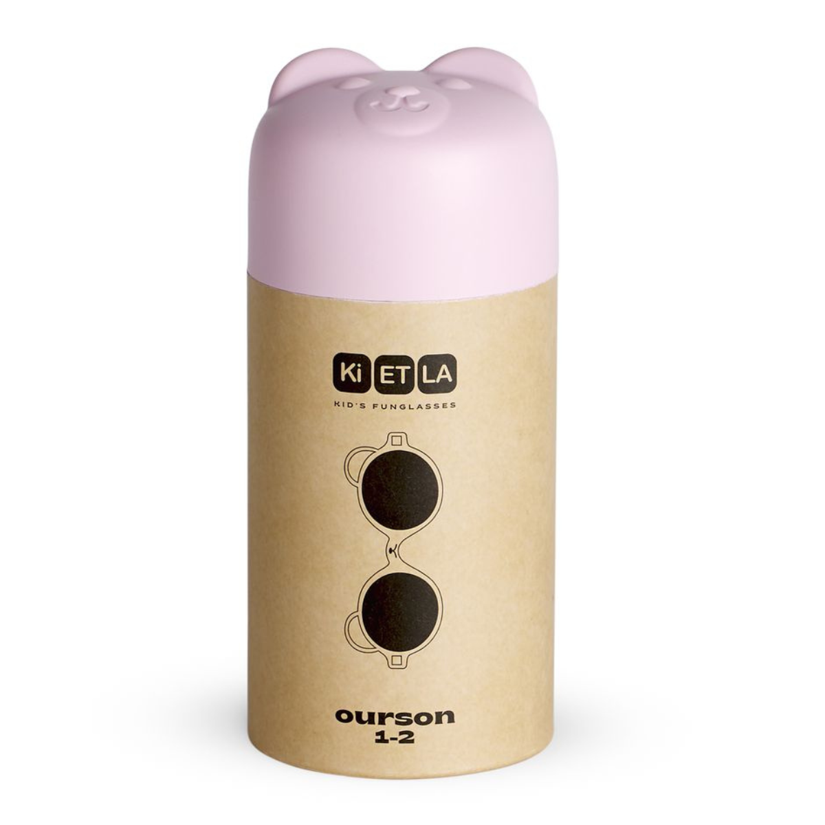 Ki ET LA - Solbriller Uknuselige Ourson Light Pink
