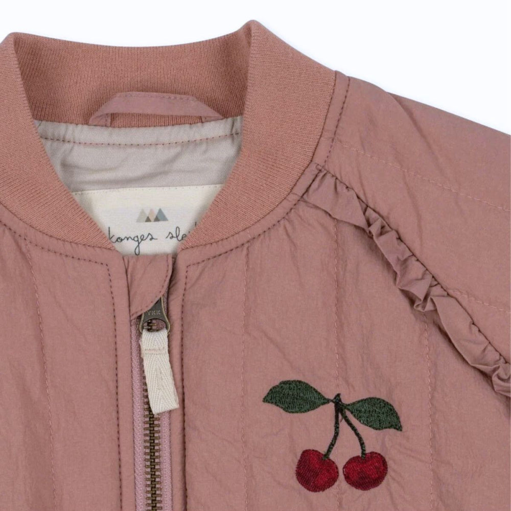 Konges Sløjd - Bomberjakke Juno Frill Cameo Brown