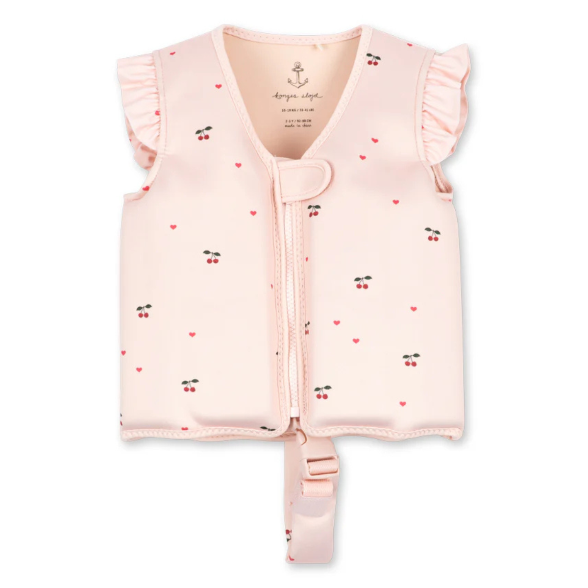 Konges Sløjd - Svømmevest Avery Cherry Coeur Rose