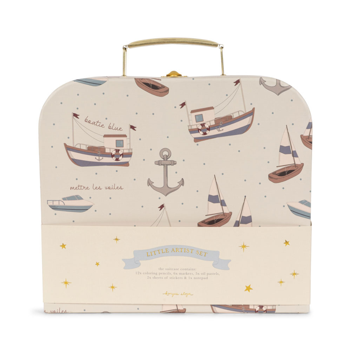 Konges Sløjd - Tegnekoffert Little Artist Sail Away
