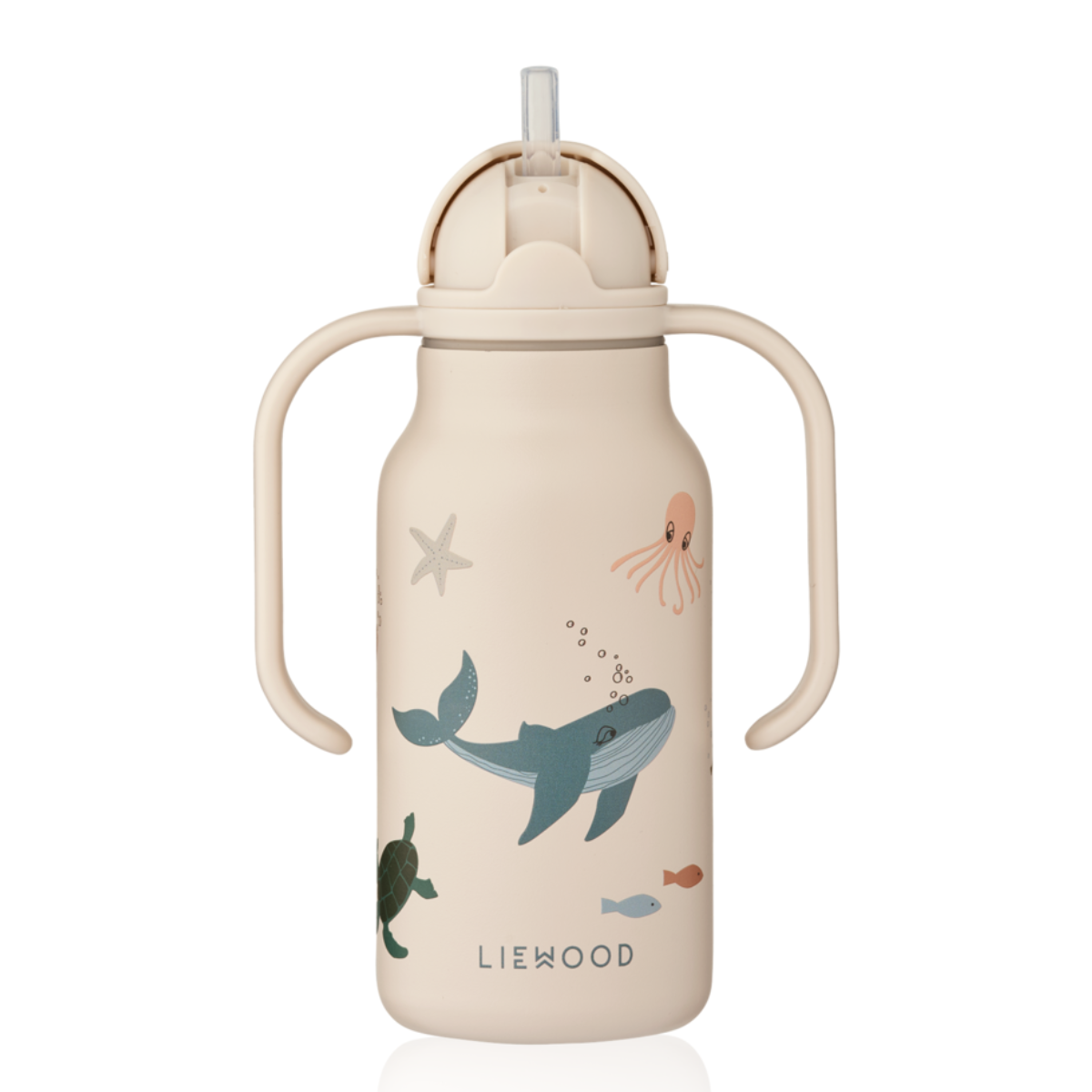 Liewood - Drikkeflaske Kimmie 250 ml Sea Creature/ Sandy
