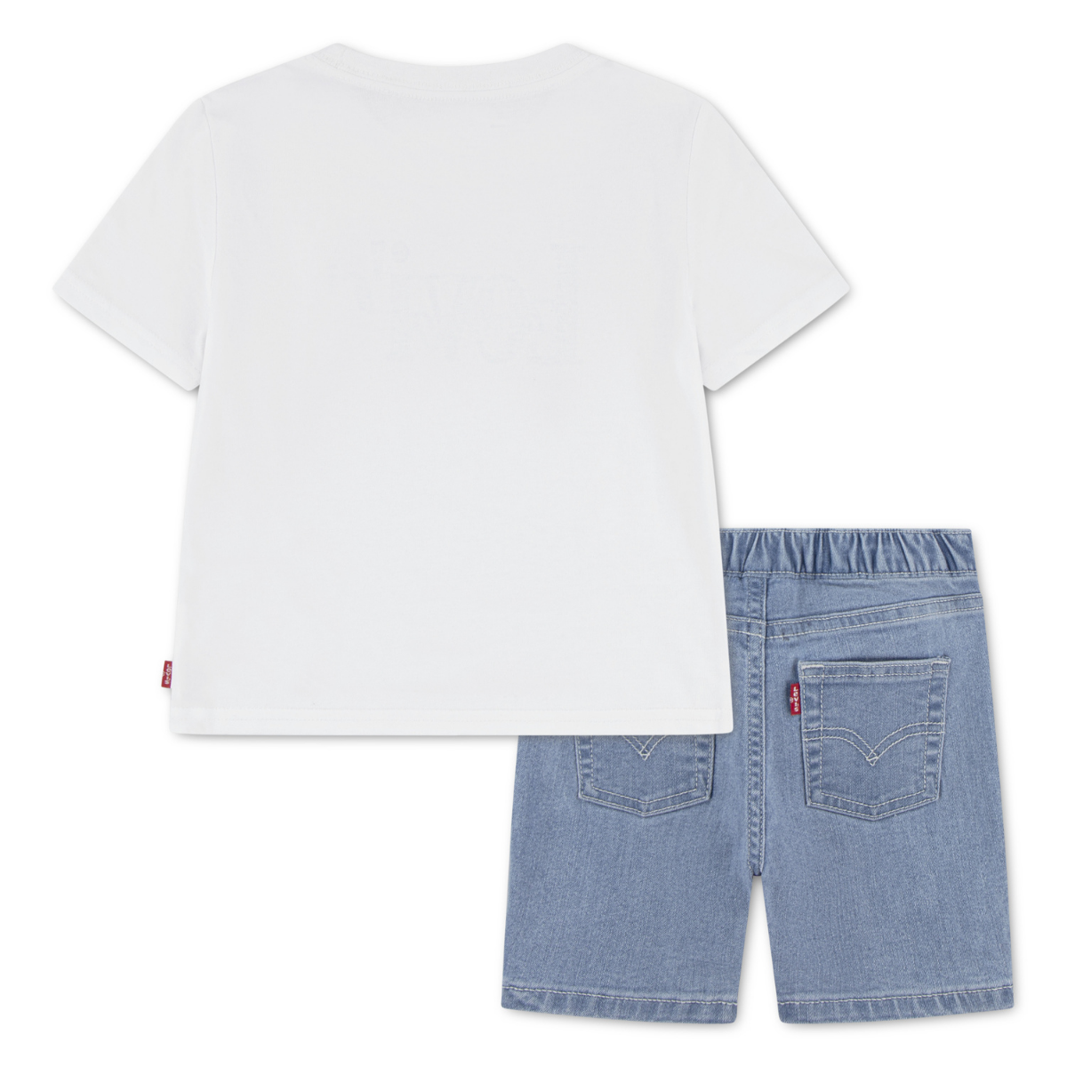 Levi's - Sett Hd Aop Logo T-skjorte & Shorts Bright White