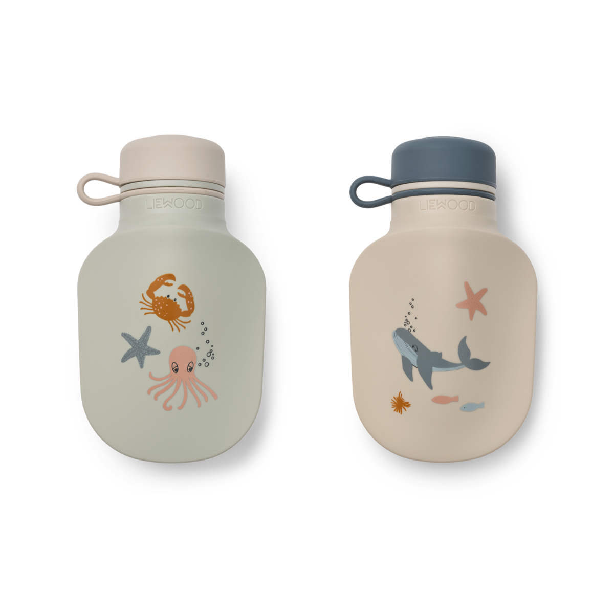 Liewood - Smoothie-Flaske 2pk Sea Creature / Sandy