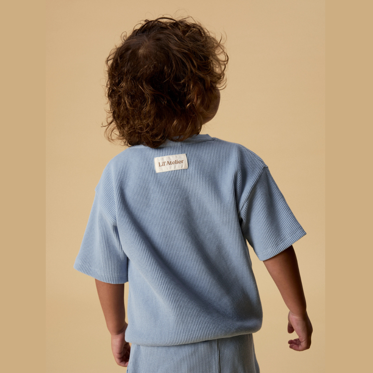 Lil' Atelier - T-skjorte Harun Loose Dusty Blue