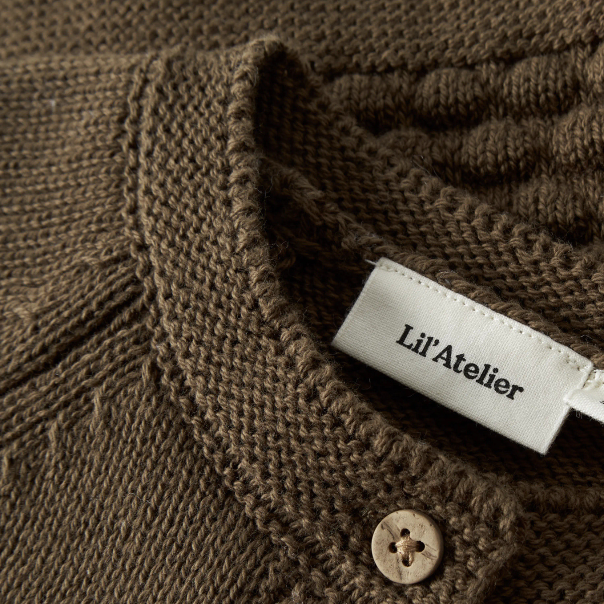 Lil' Atelier - Cardigan Baby Knit Nobir Teak