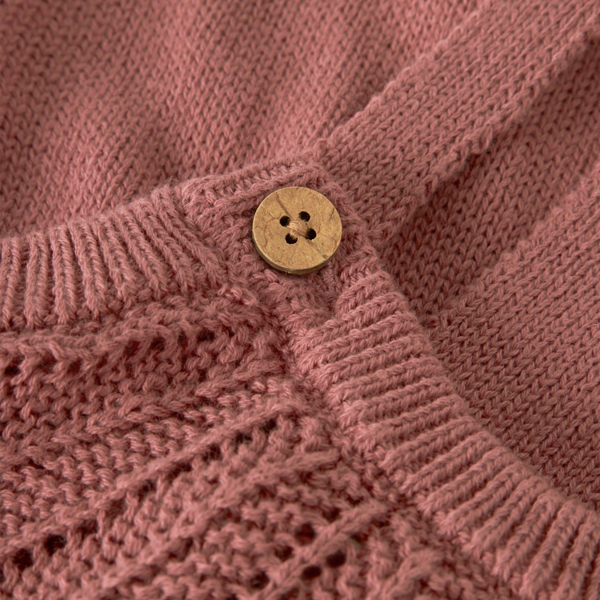 Lil' Atelier - Selebukse Knit Noda Withered Rose