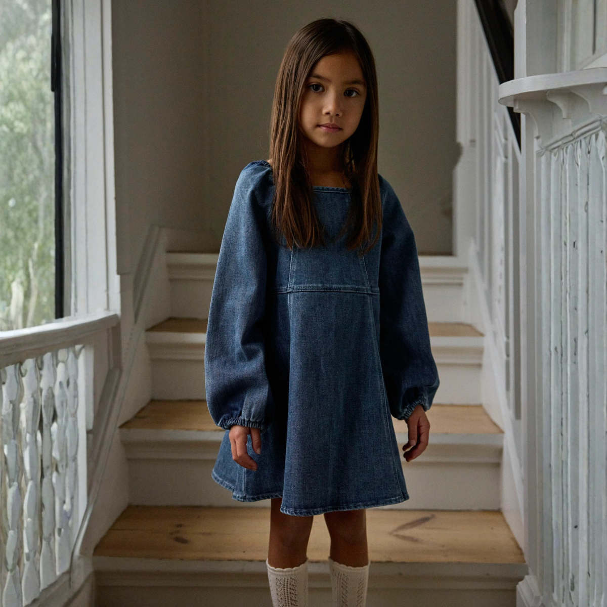 Lil' Atelier - Kjole Nobello Dark Blue Denim