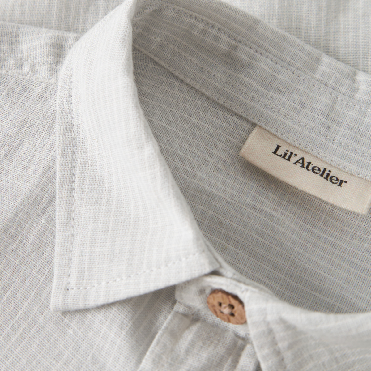 Lil' Atelier - Linskjorte Jesper Gray Dawn