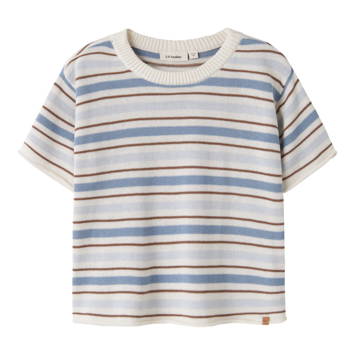 Lil' Atelier - T-skjorte Strikket Hito Coconut Milk
